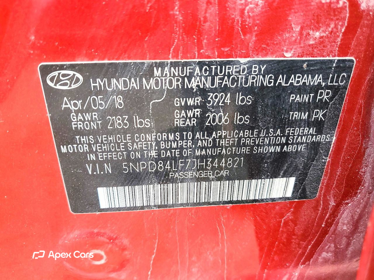 Hyundai Elantra 2018