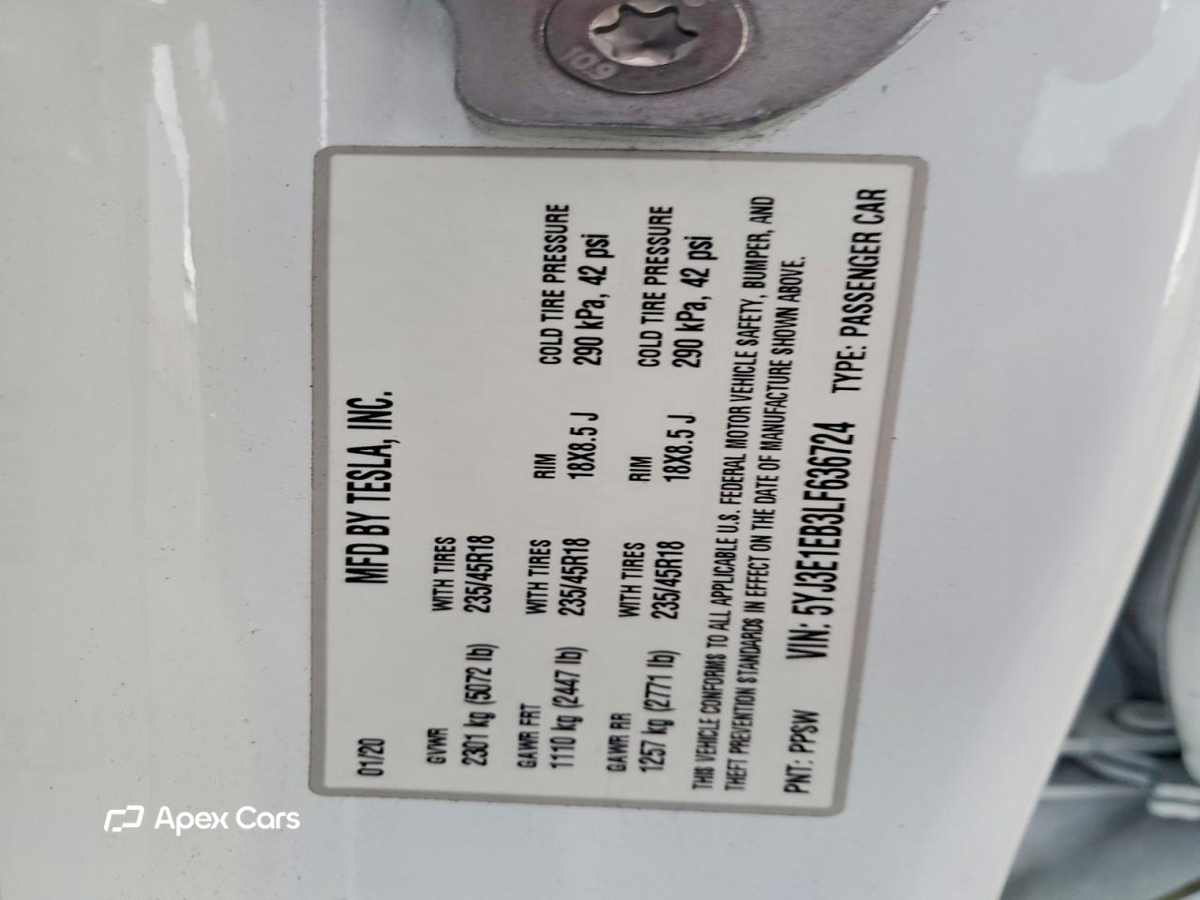 Tesla Model 3 2020