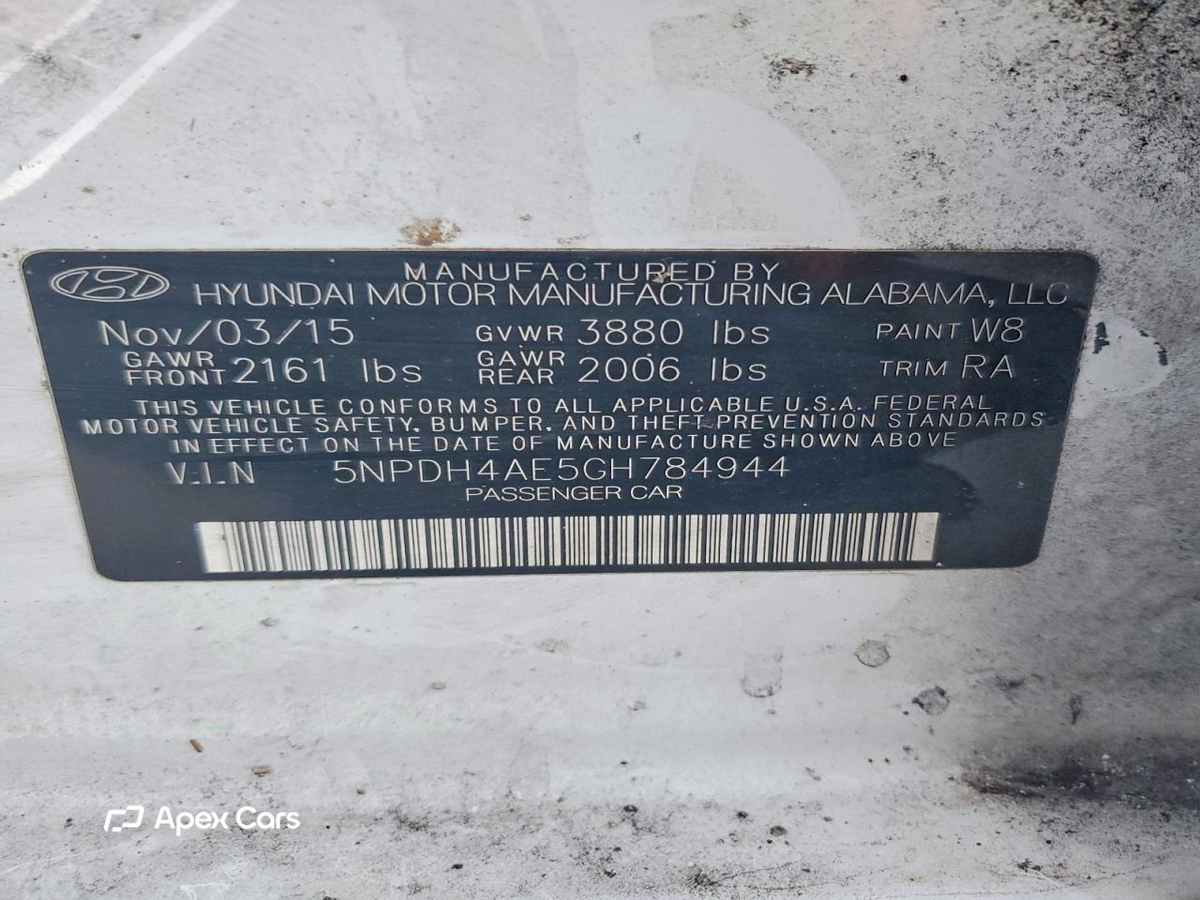 Hyundai Elantra 2016