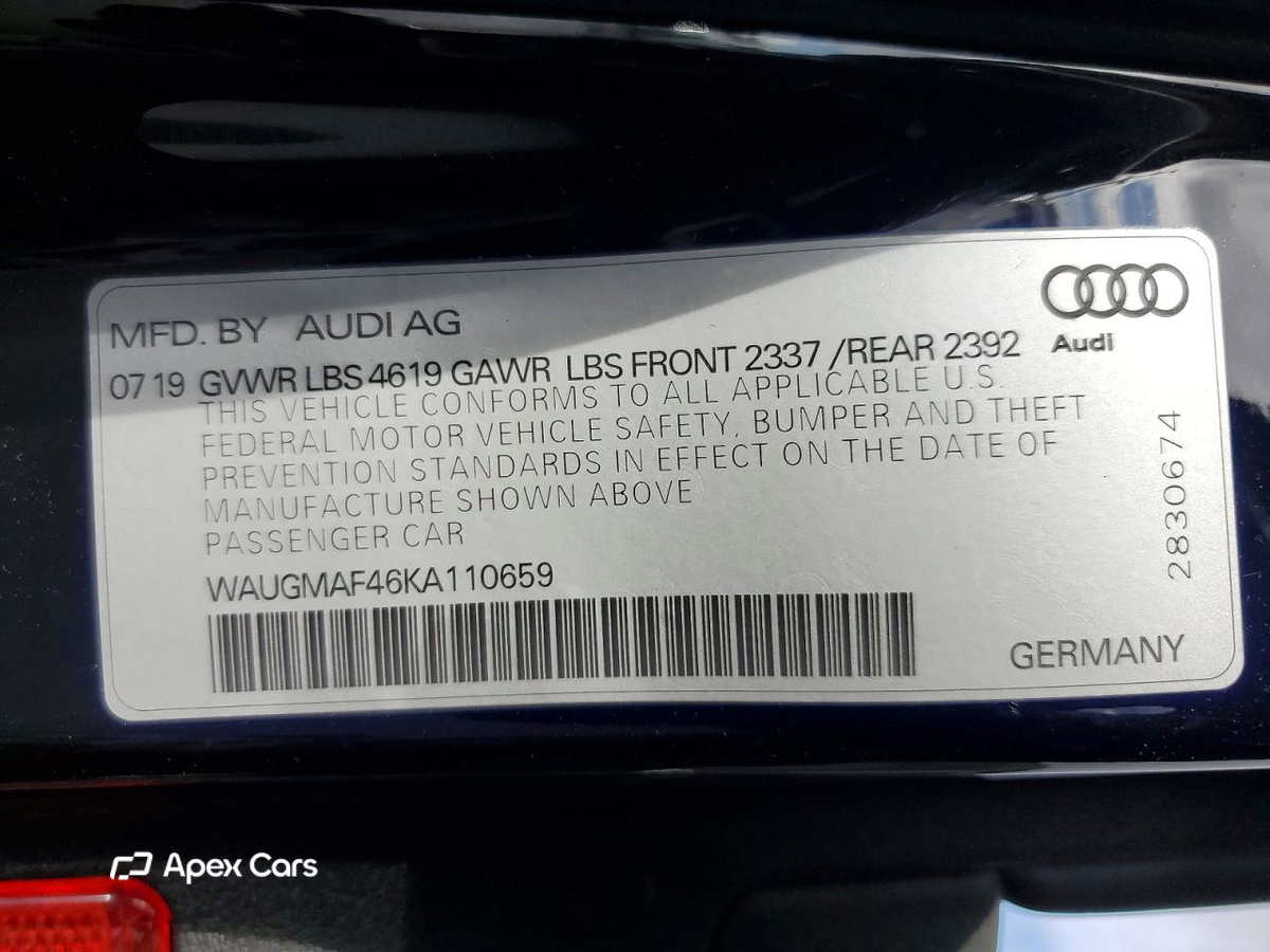 Audi A4 2019