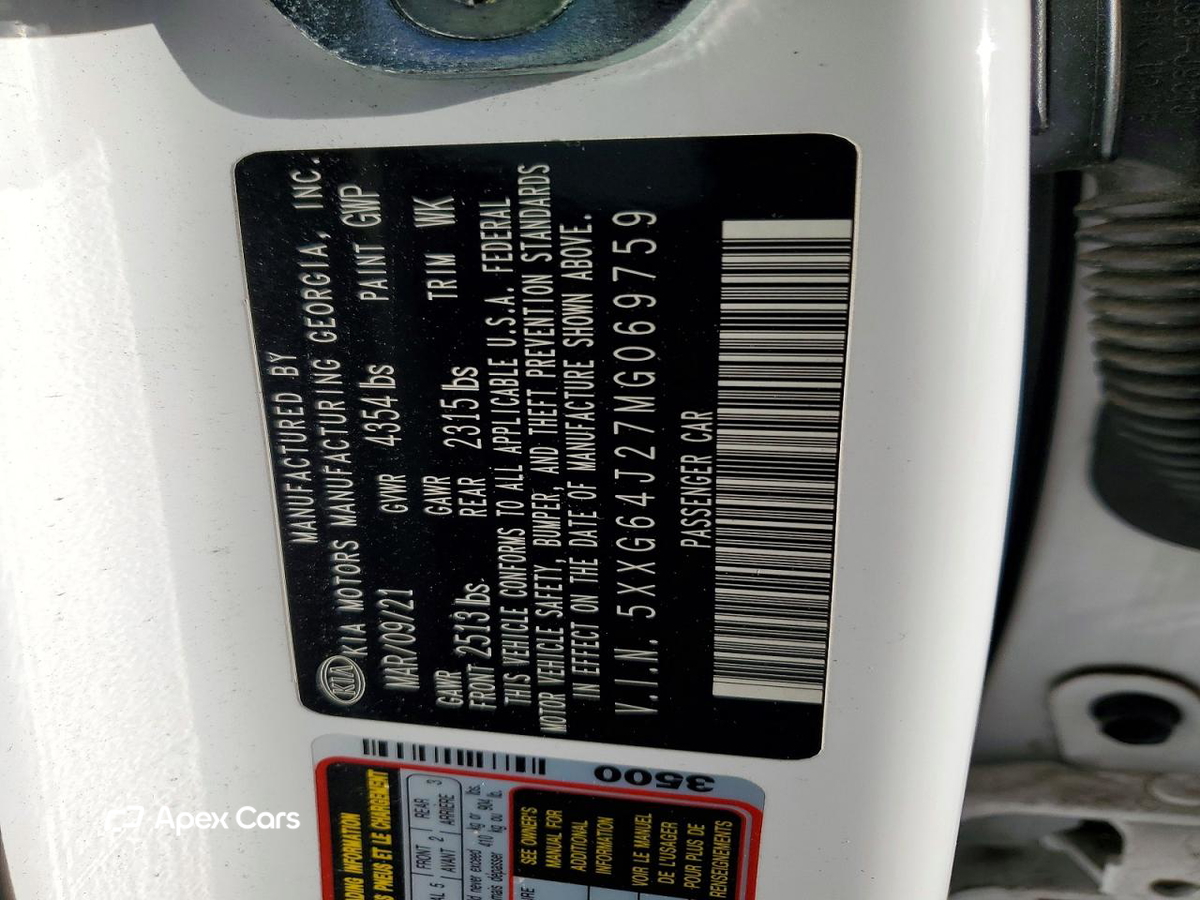 Kia K5 2021