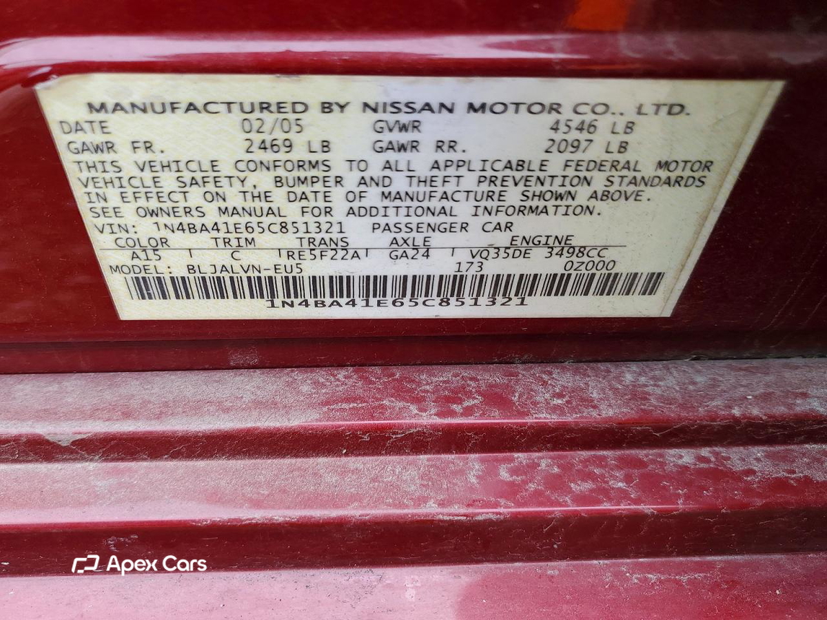 Nissan Maxima 2005