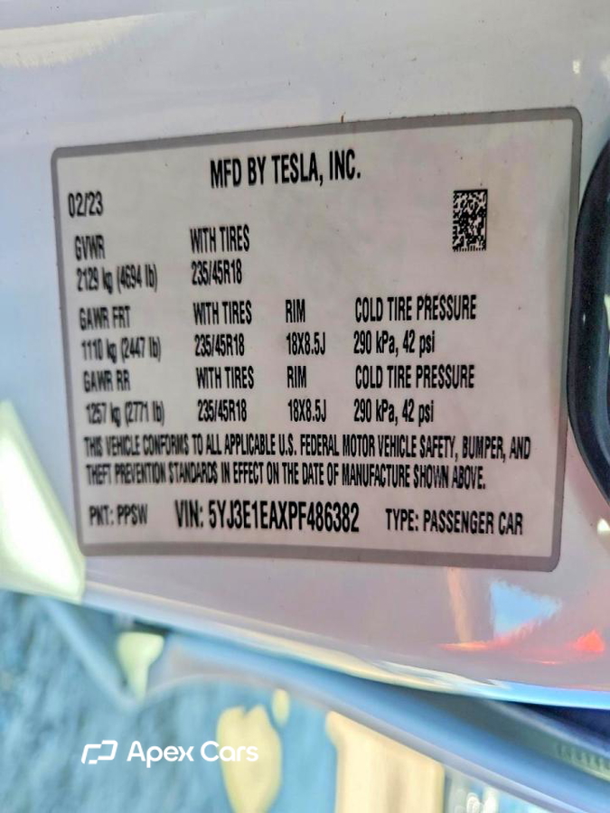 Tesla Model 3 2023