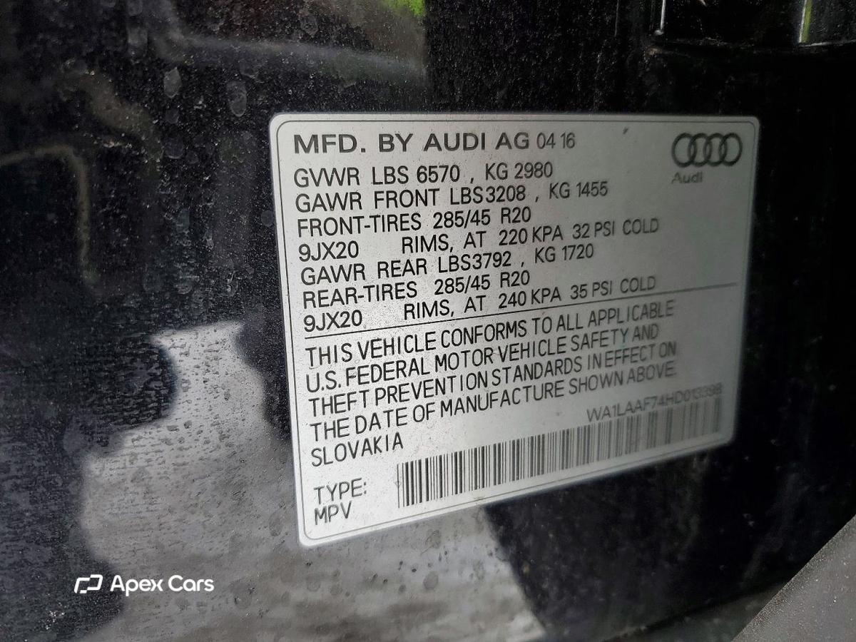 Audi Q7 2017