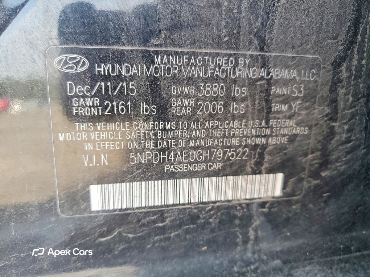 Hyundai Elantra 2016
