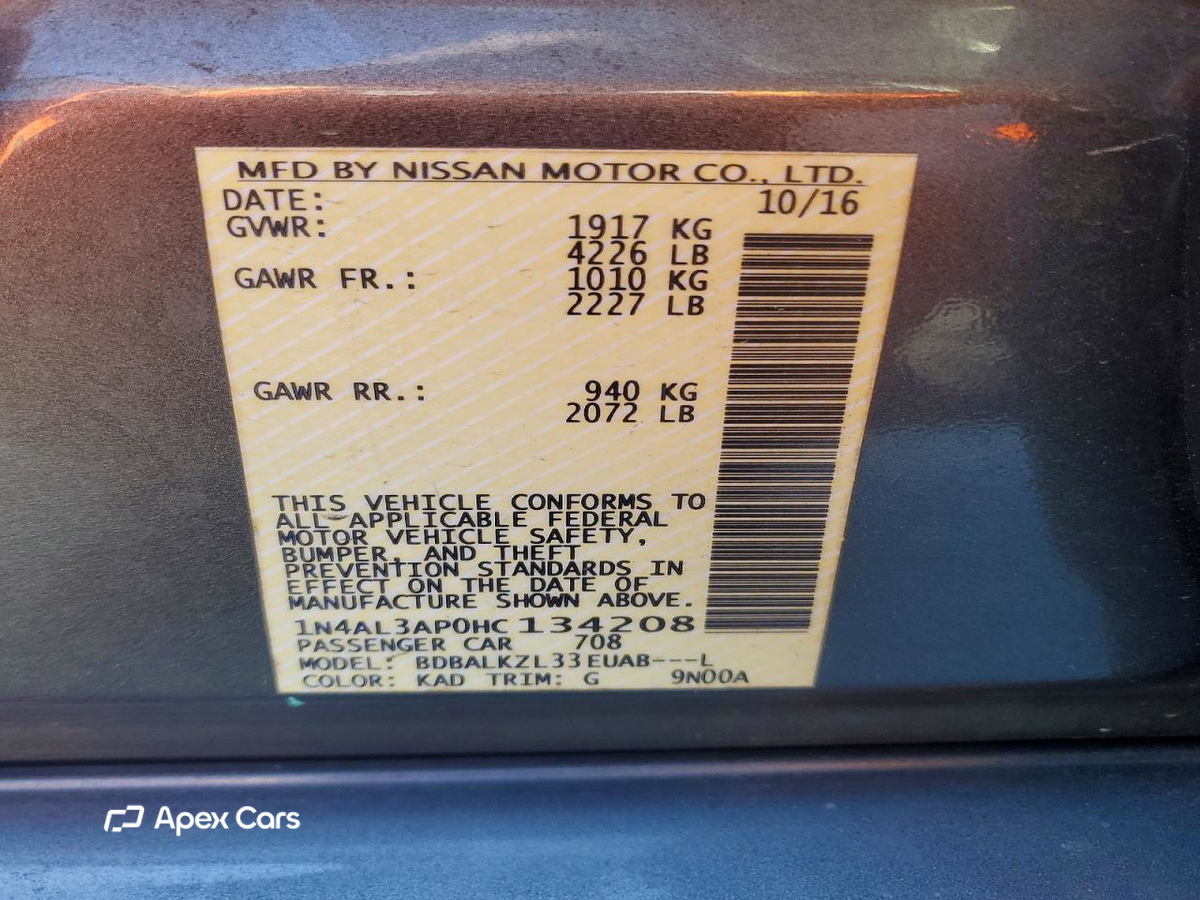 Nissan Altima 2017