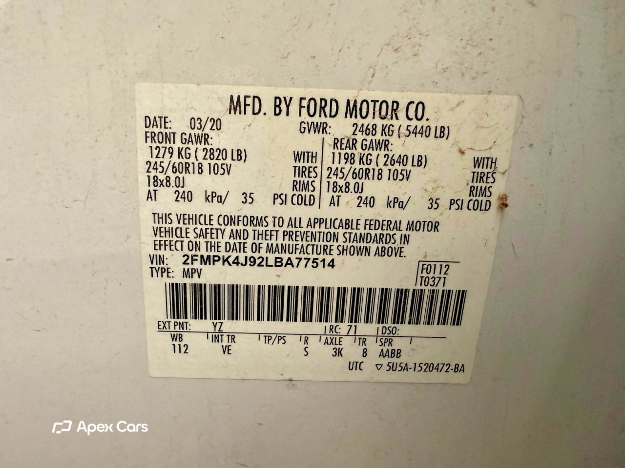 Ford Edge 2020