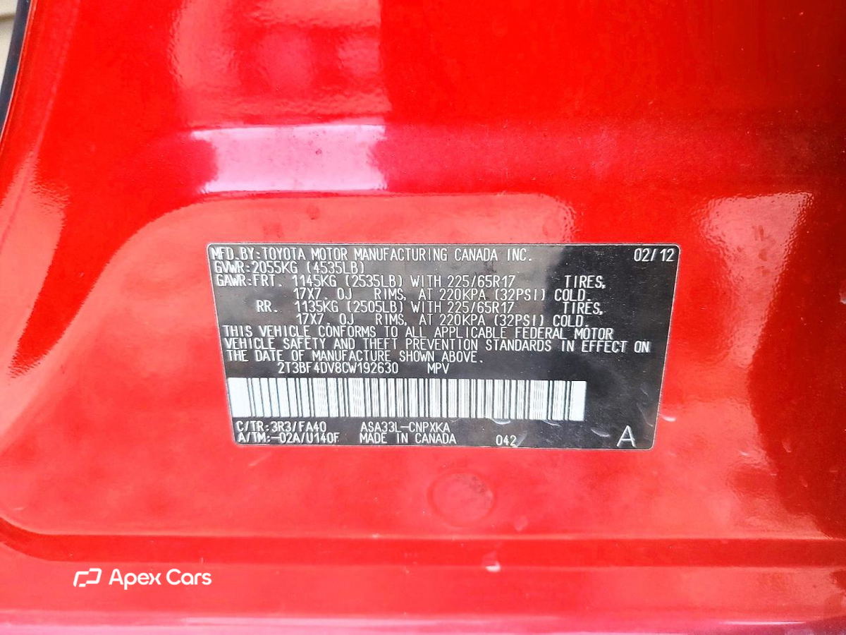 Toyota RAV 4 2012