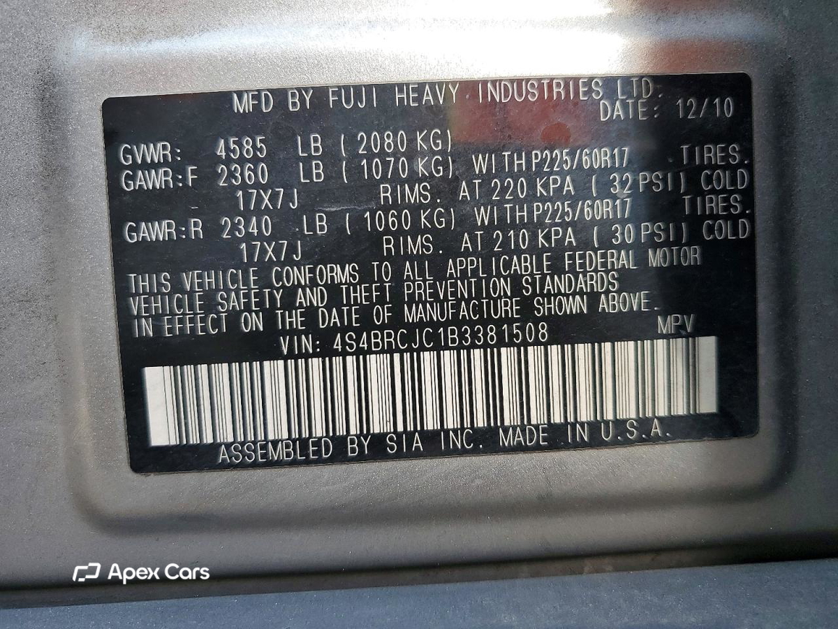 Subaru Outback 2011
