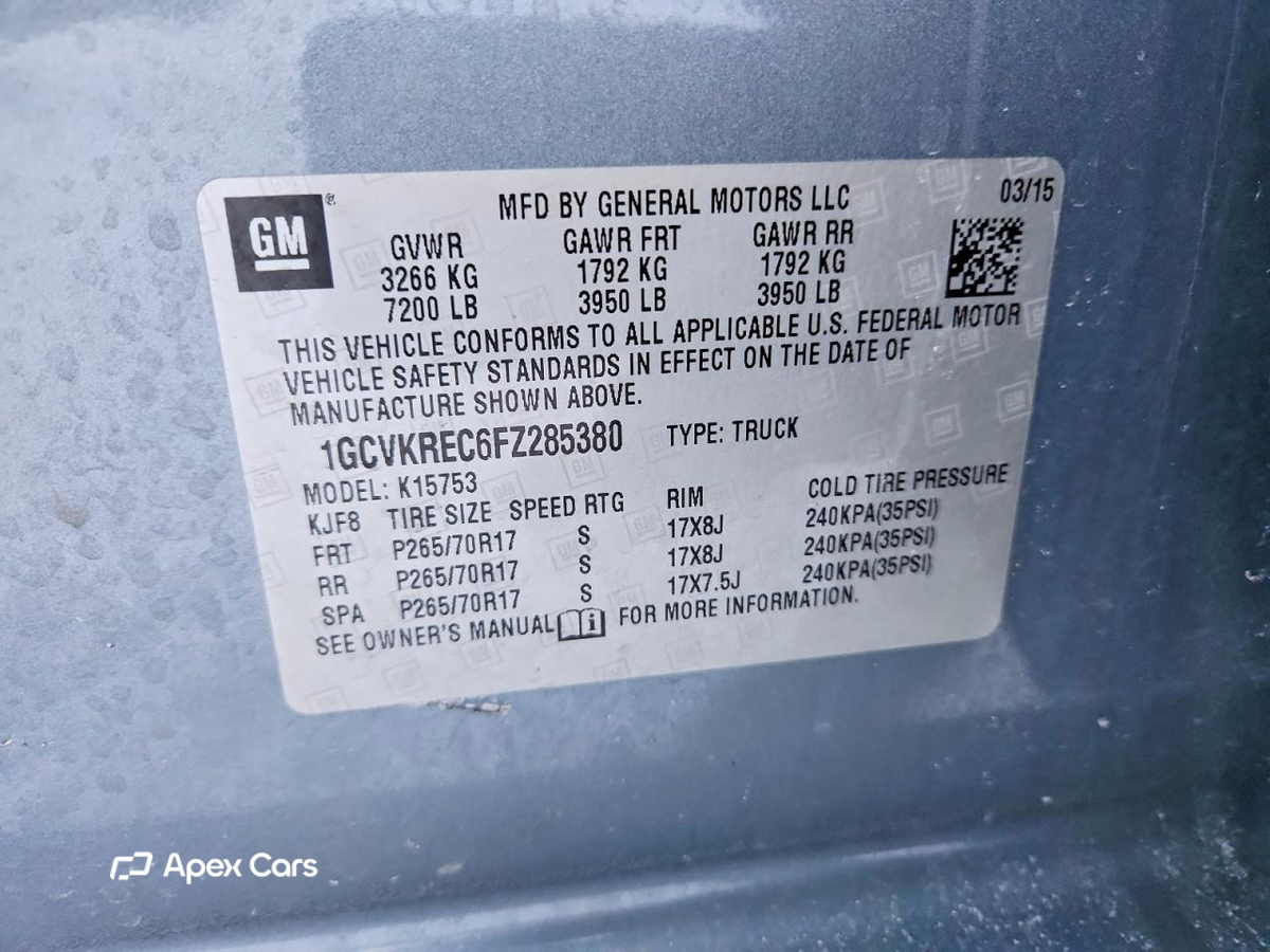 Chevrolet Silverado 2015