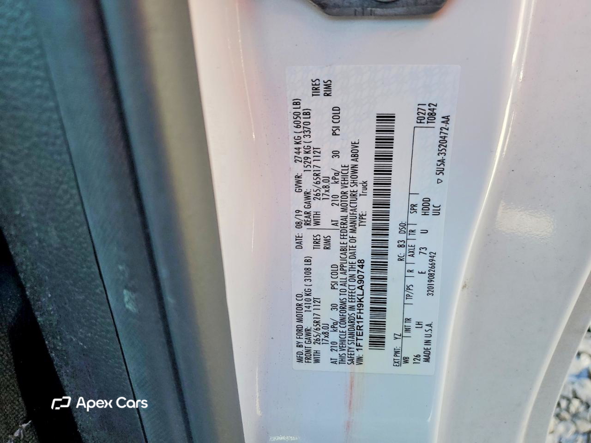 Ford Ranger 2019