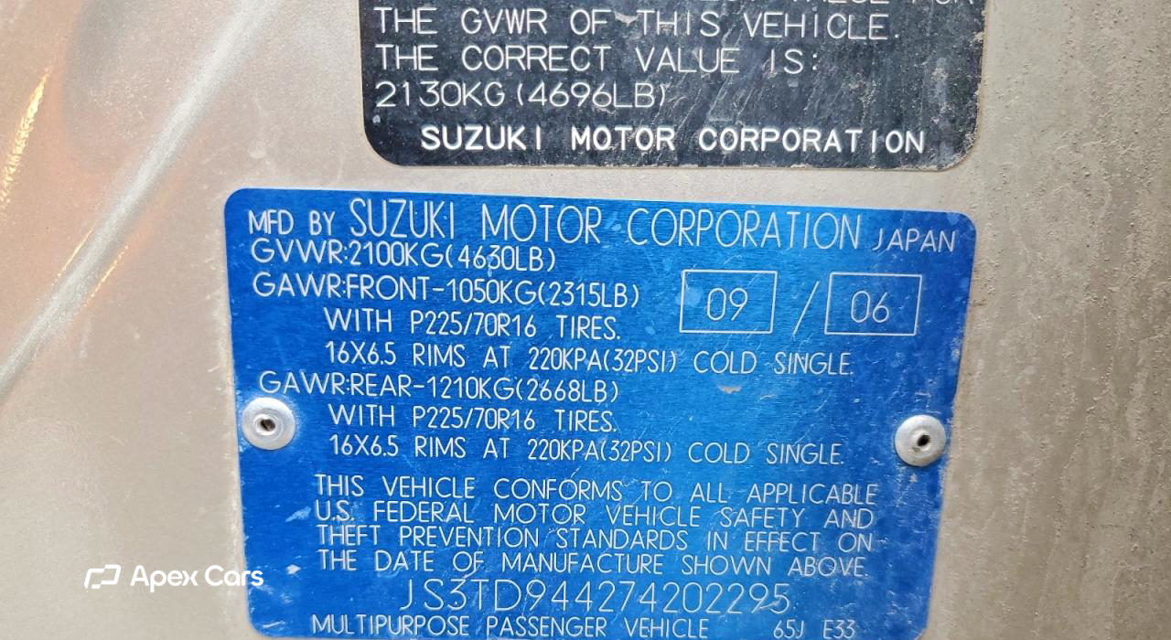 Suzuki Grand Vitara 2007