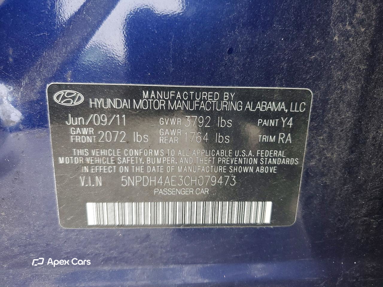 Hyundai Elantra 2012