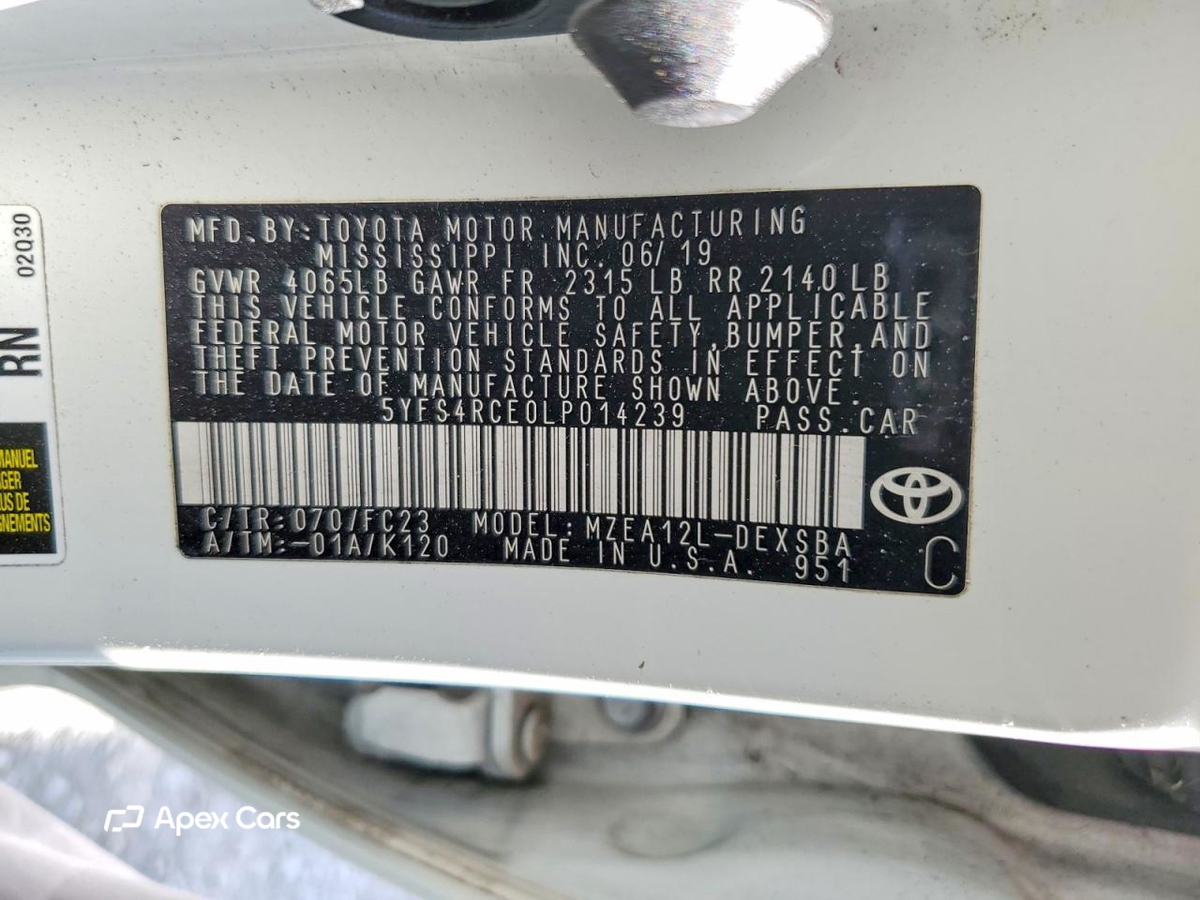Toyota Corolla 2020