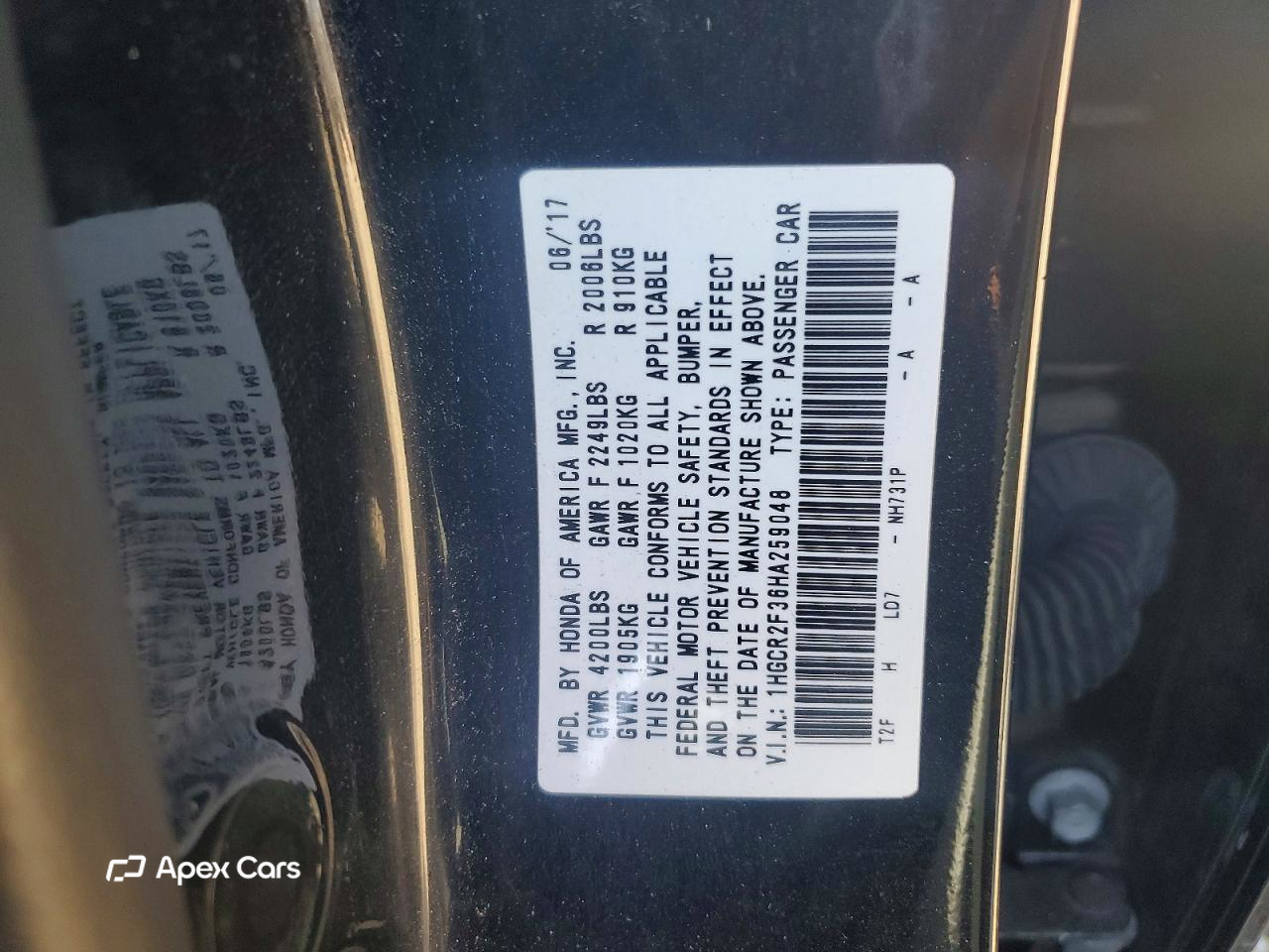 Honda Accord 2017