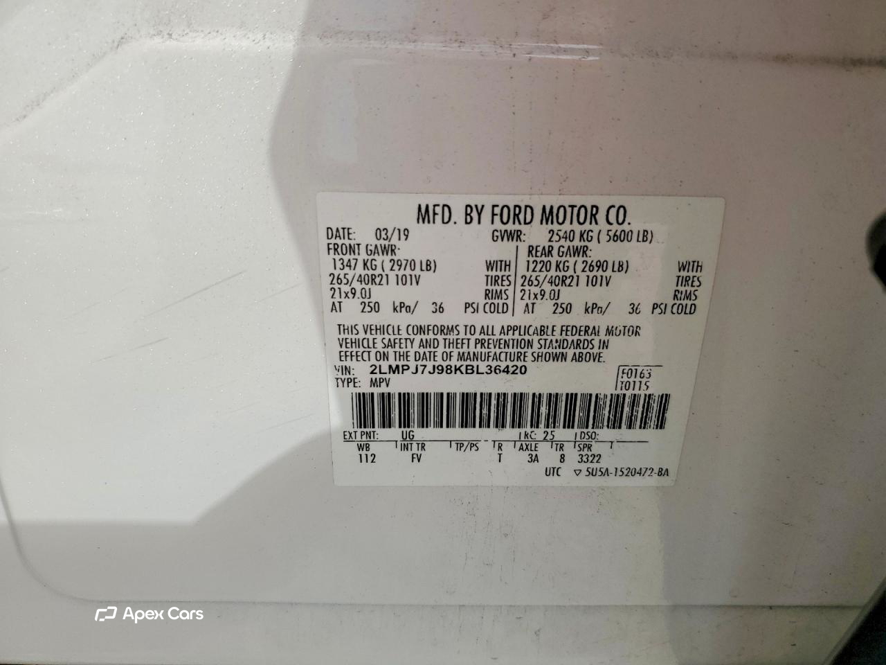 Lincoln Nautilus 2019