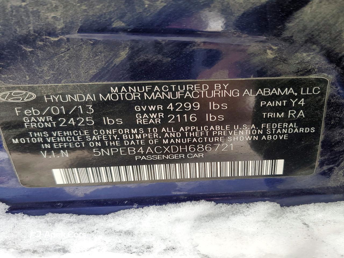 Hyundai Sonata 2013