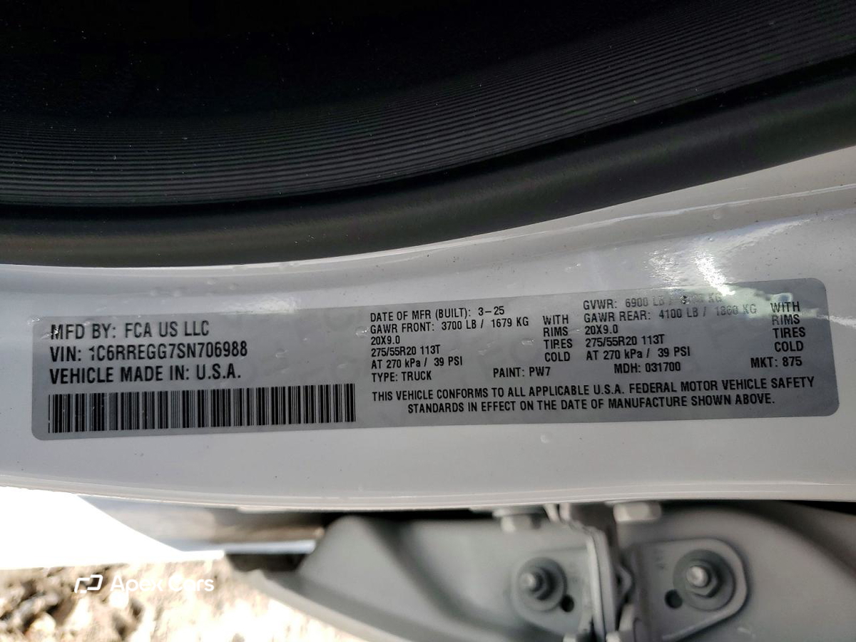 RAM 1500 2025