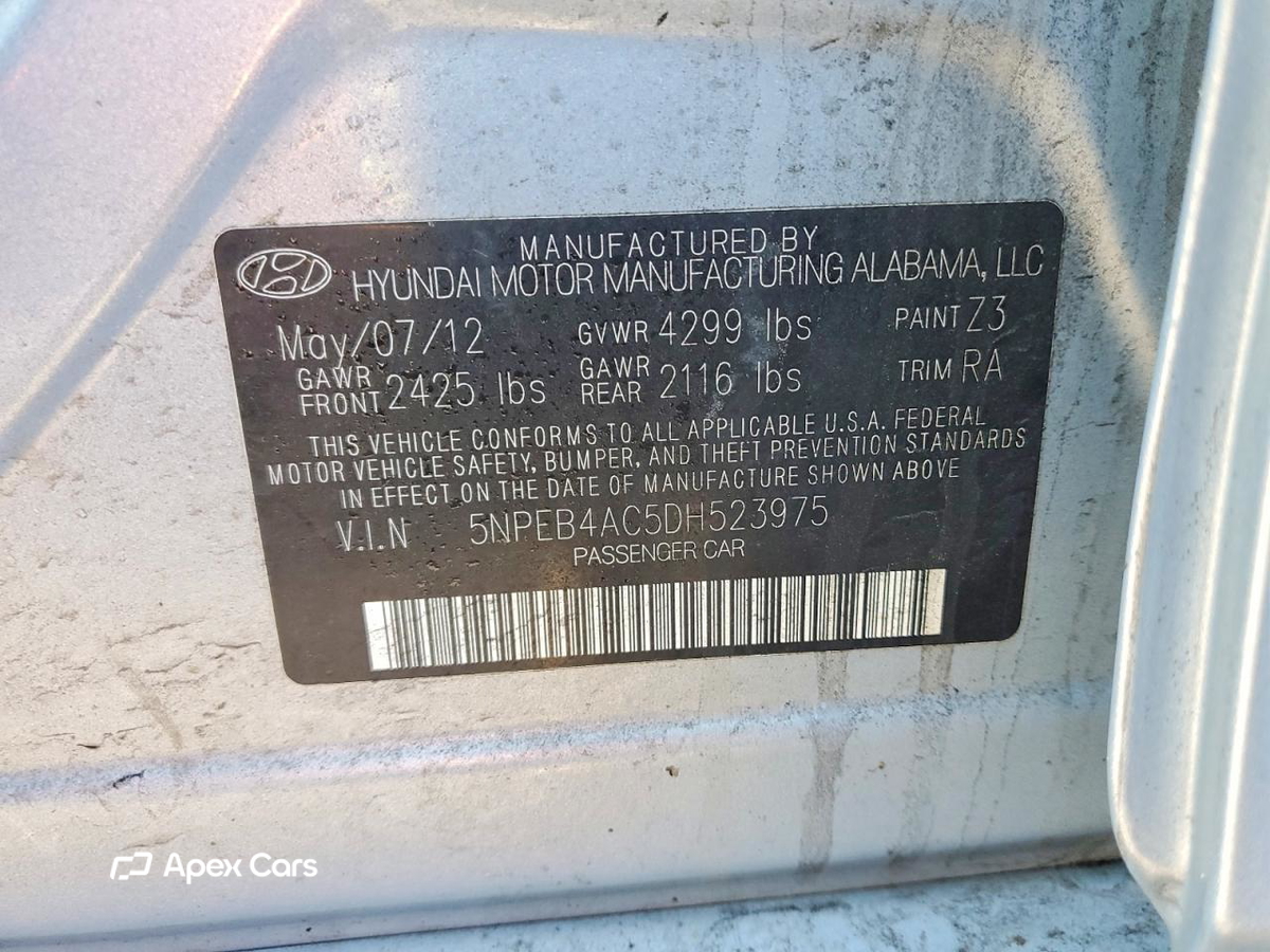 Hyundai Sonata 2013