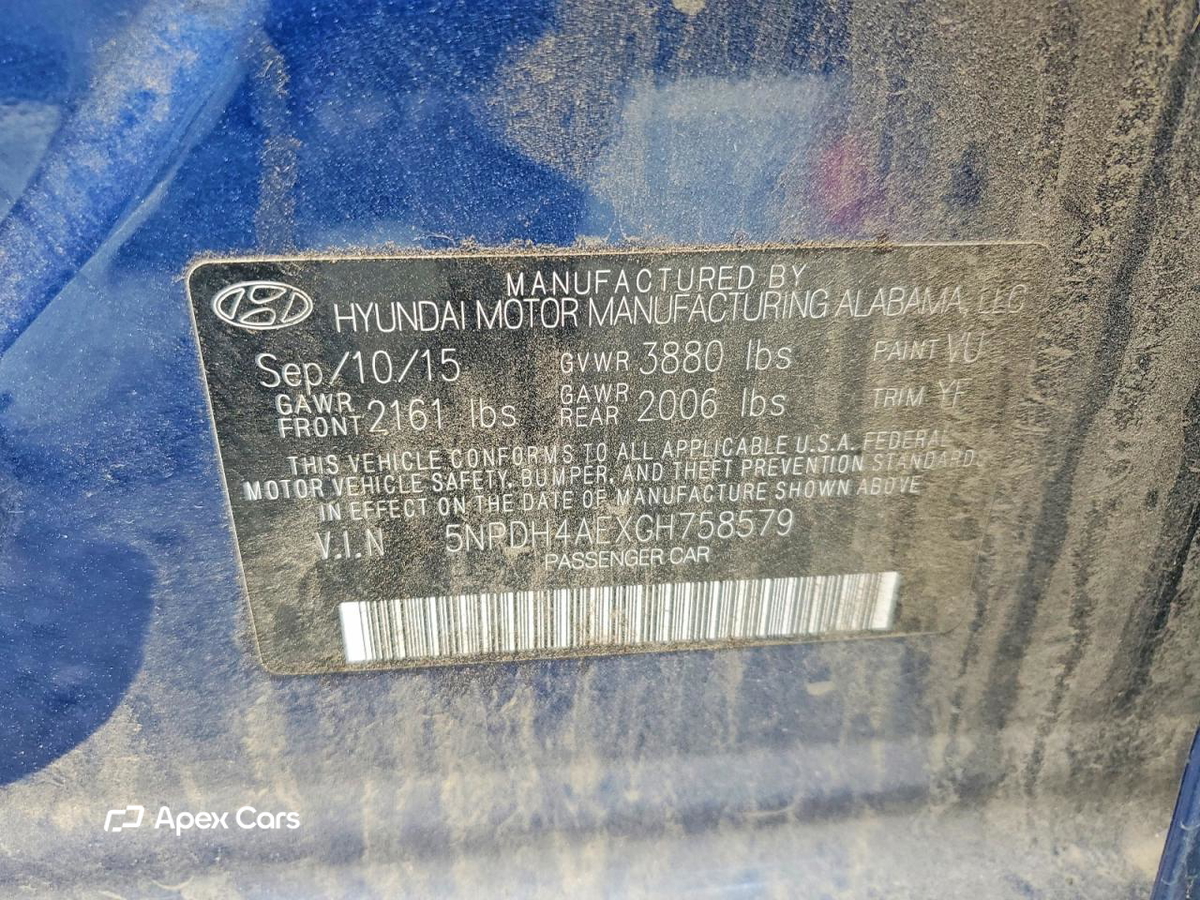 Hyundai Elantra 2016