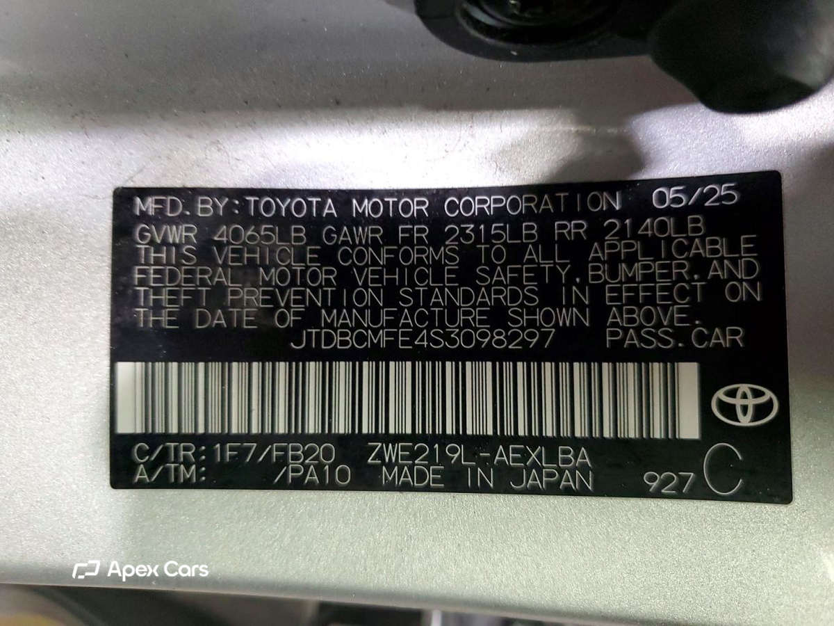 Toyota Corolla 2025