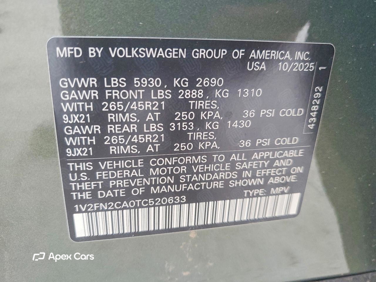 Volkswagen Atlas 2026