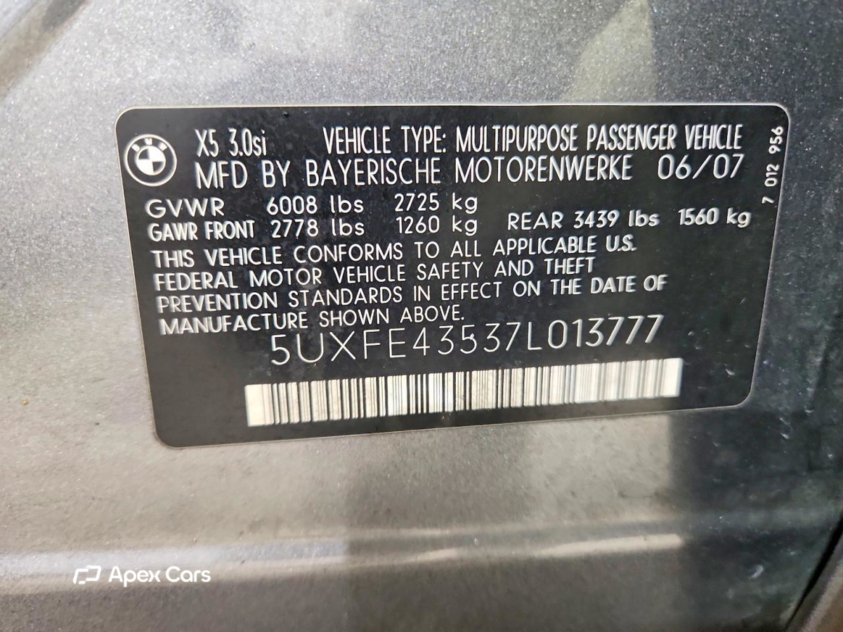BMW X5 2007