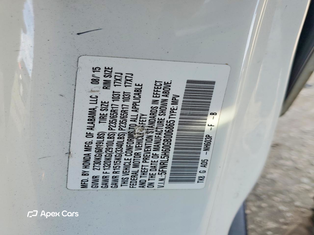 Honda Odyssey 2016
