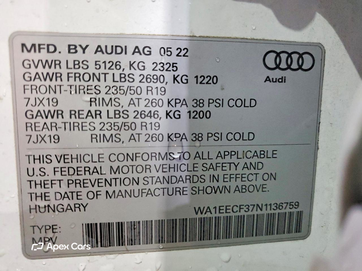 Audi Q3 2022