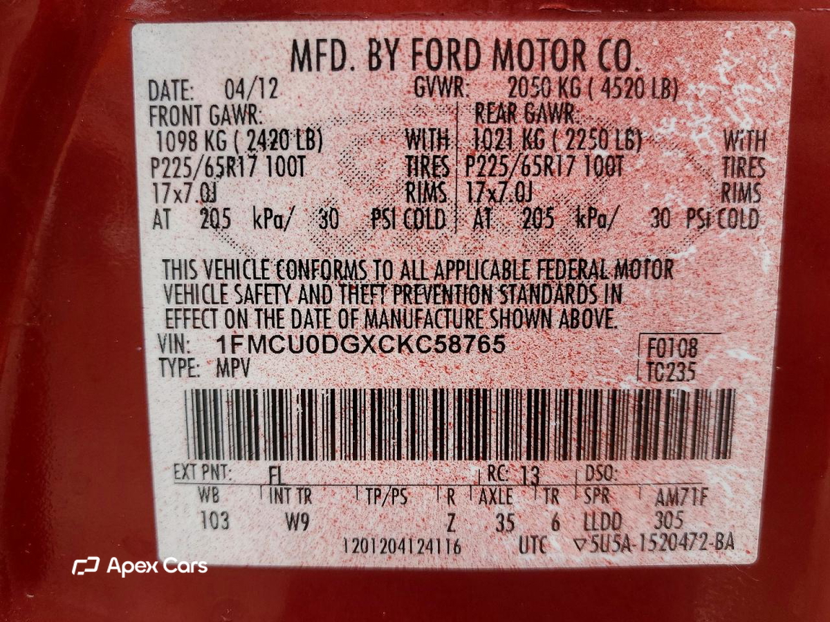 Ford Escape 2012
