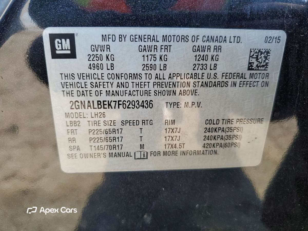 Chevrolet Equinox 2015