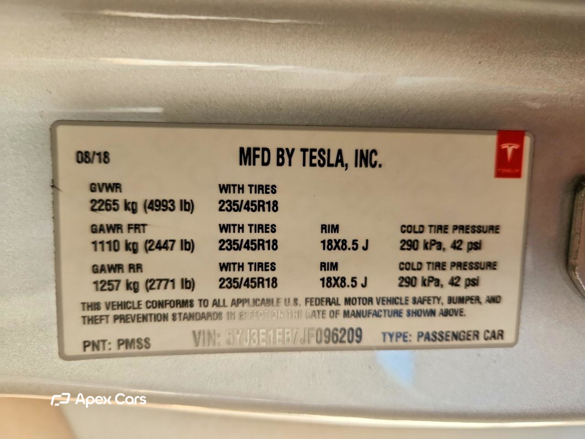 Tesla Model 3 2018