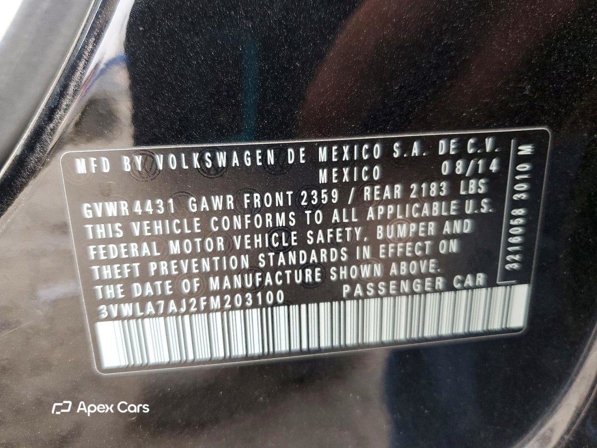 Volkswagen Jetta 2015