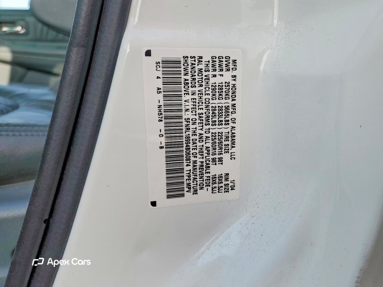 Honda Odyssey 2004