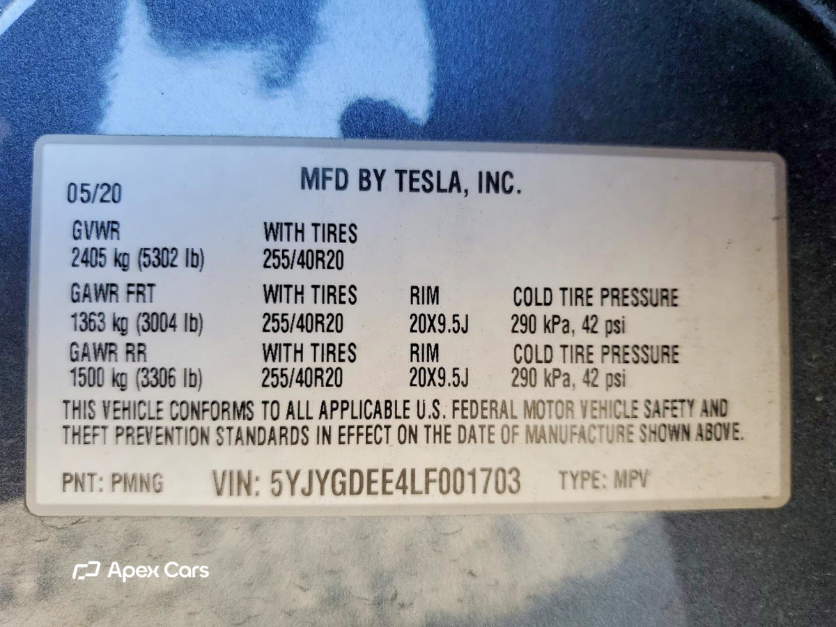 Tesla Model Y 2020