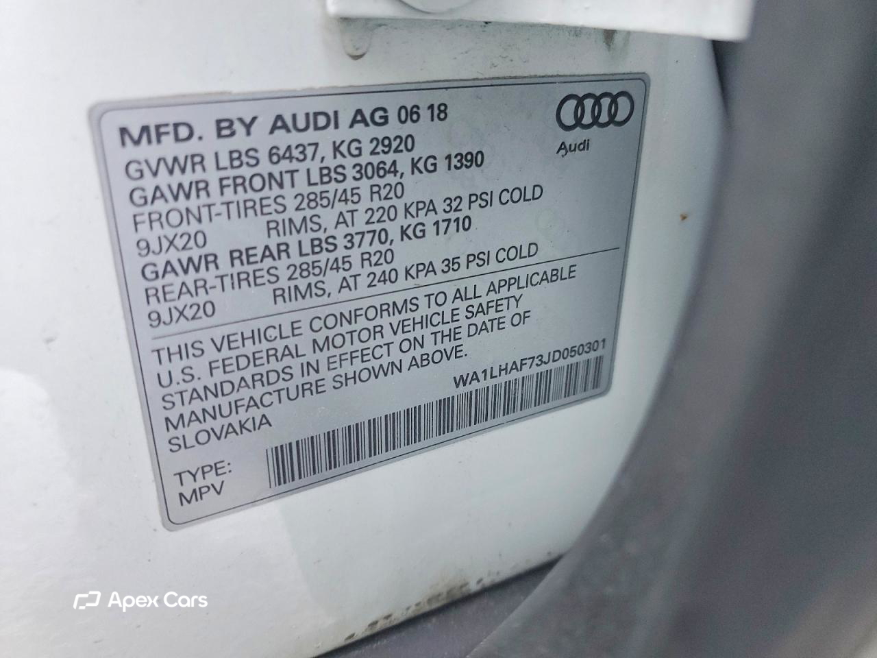 Audi Q7 2018