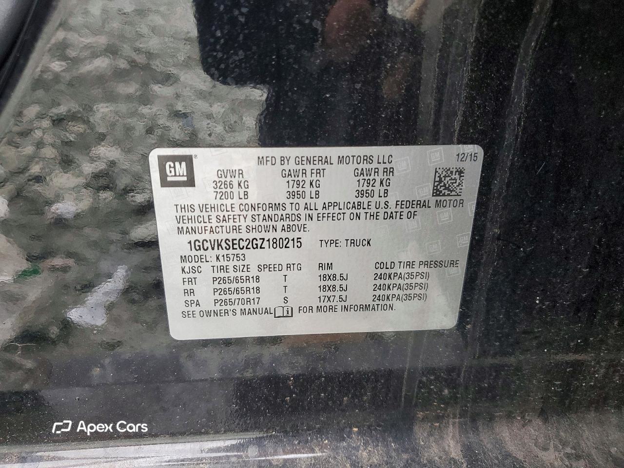 Chevrolet Silverado 2016