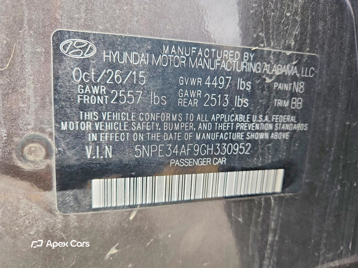 Hyundai Sonata 2016