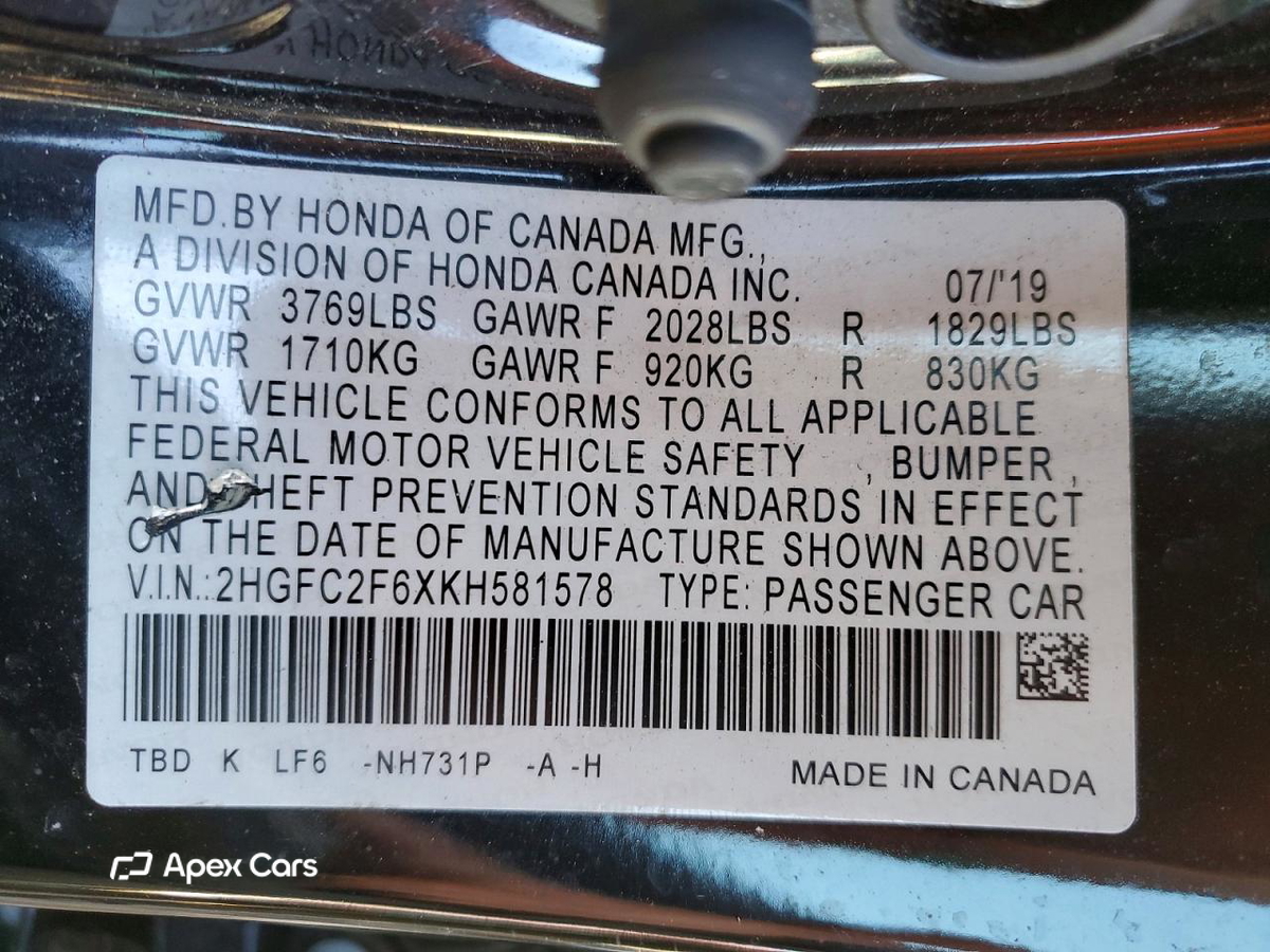 Honda Civic 2019
