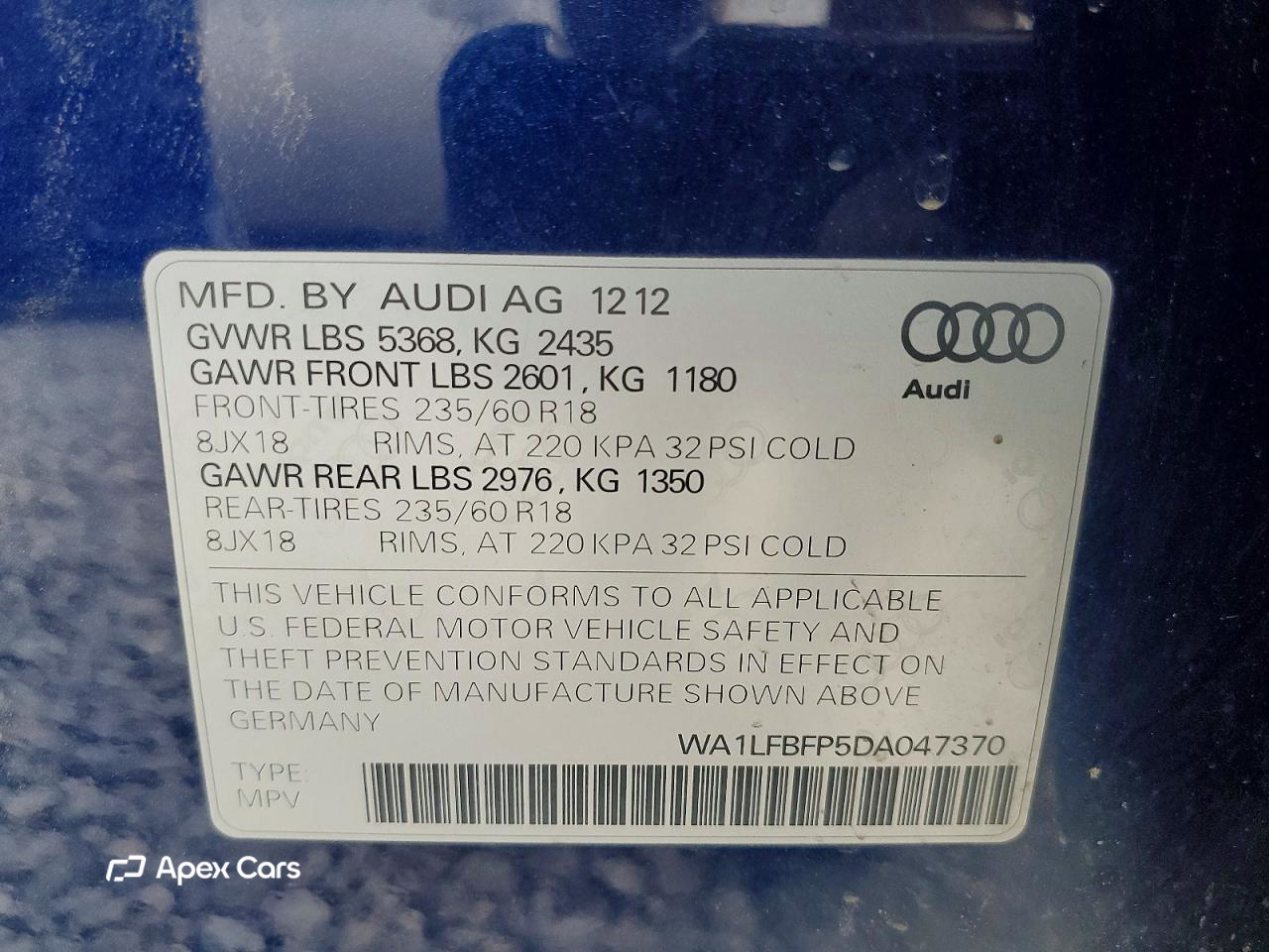 Audi Q5 2013