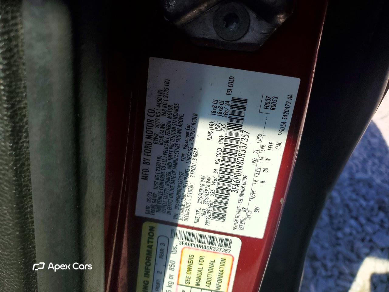 Ford Fusion 2013