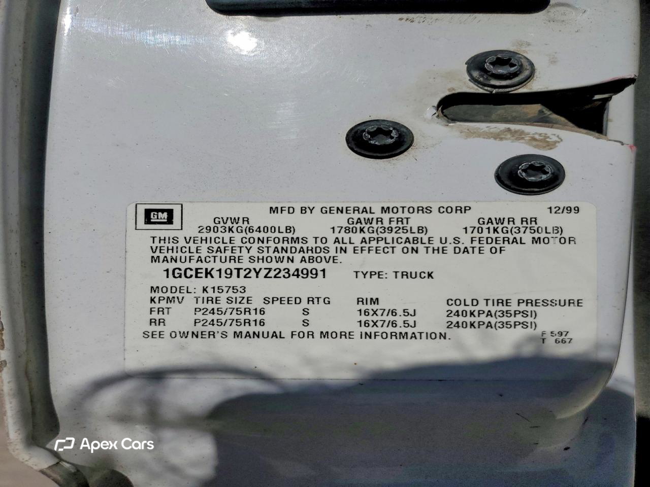 Chevrolet Silverado 2000