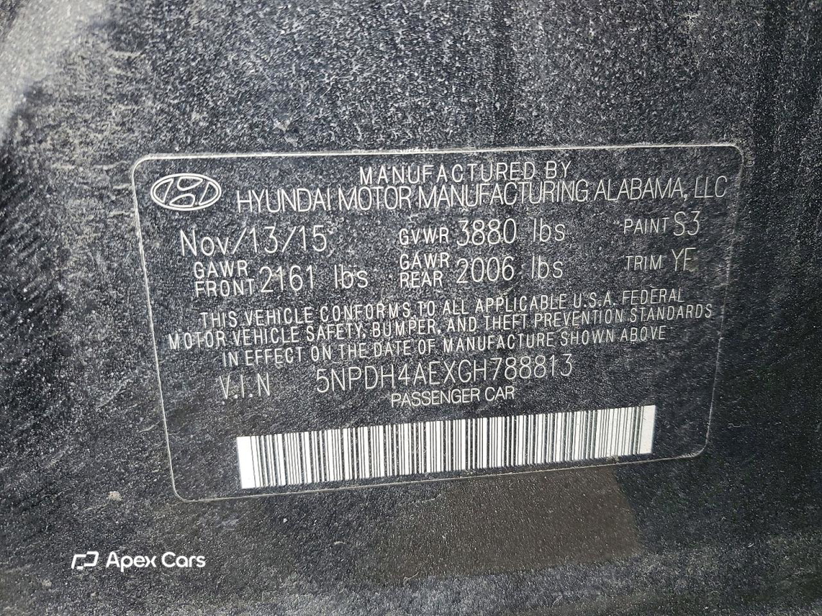 Hyundai Elantra 2016