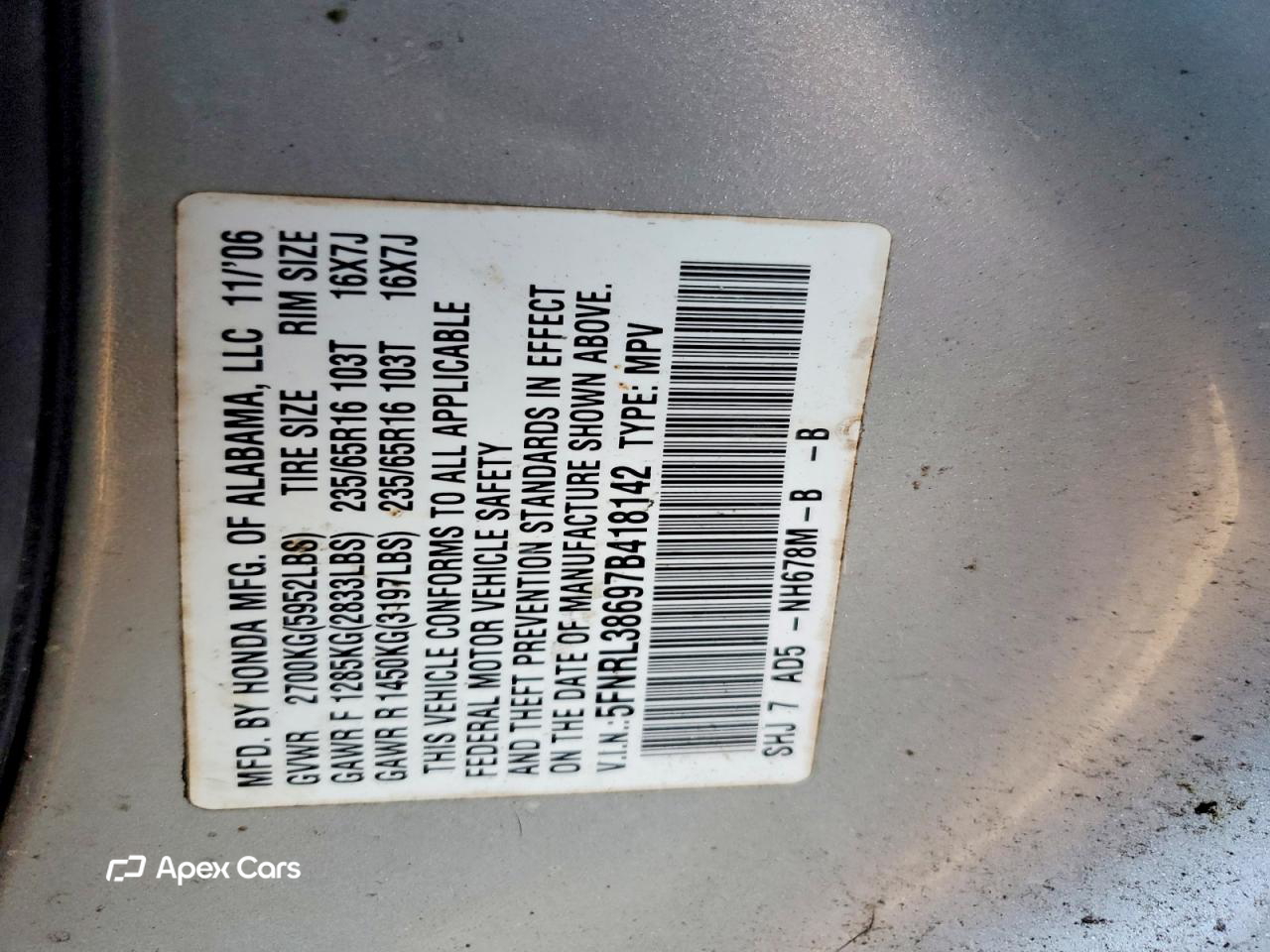 Honda Odyssey 2007