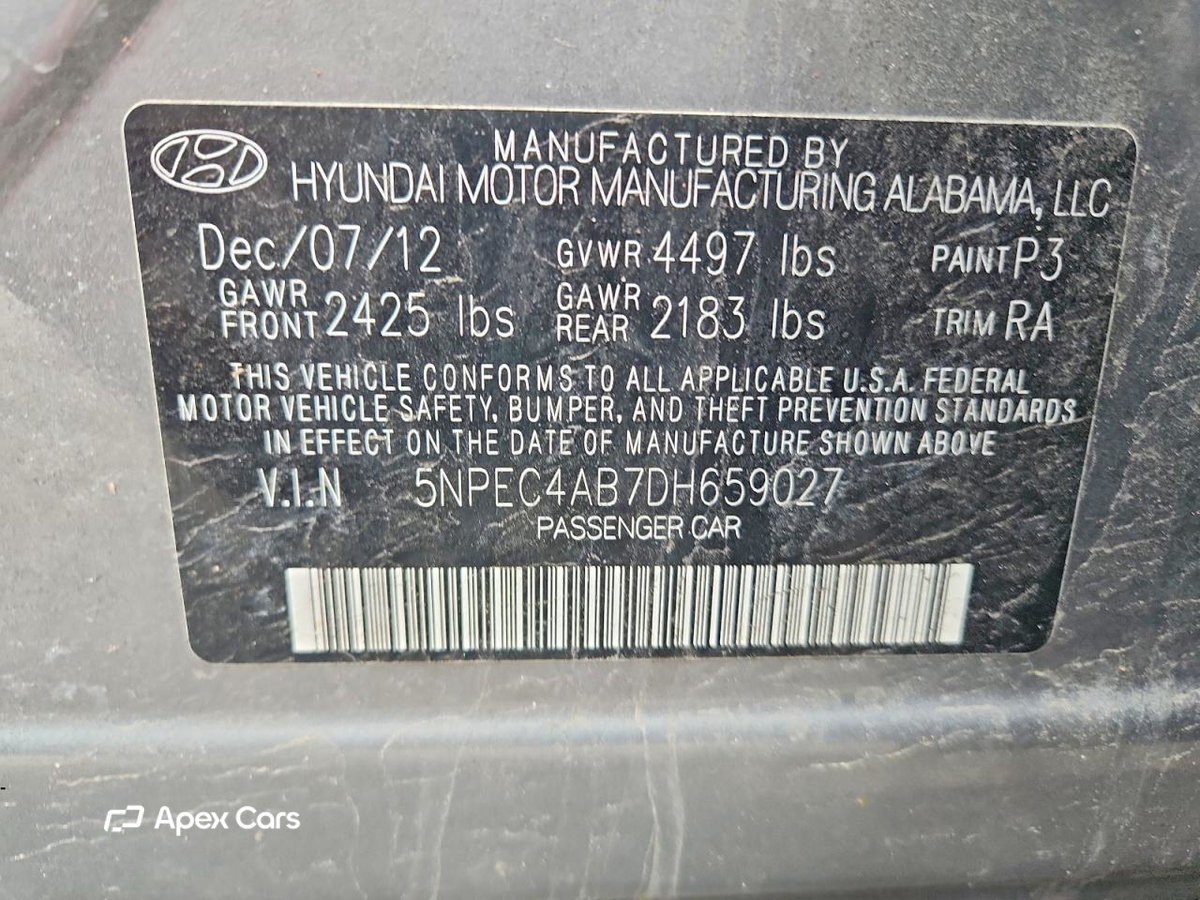 Hyundai Sonata 2013