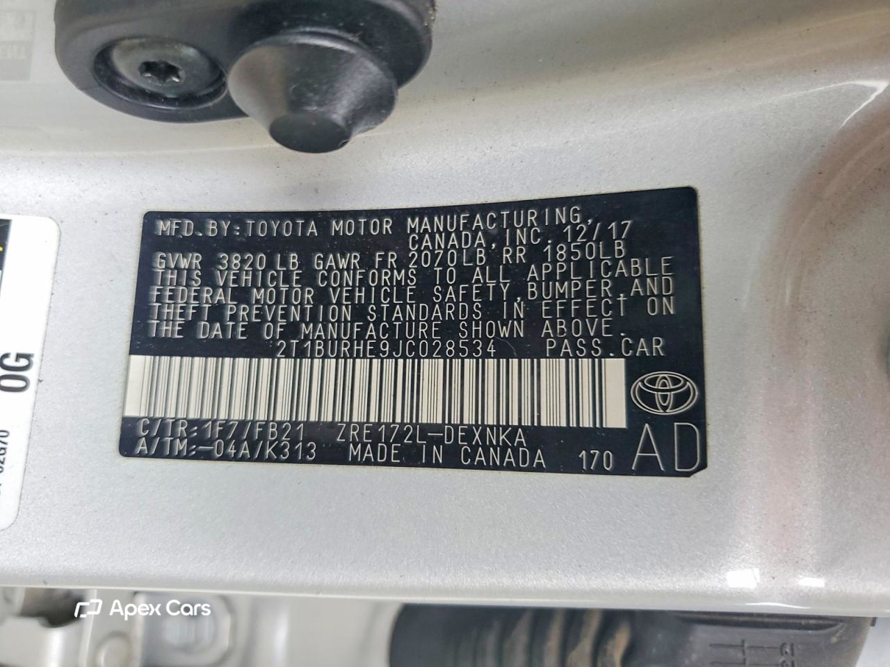 Toyota Corolla 2018