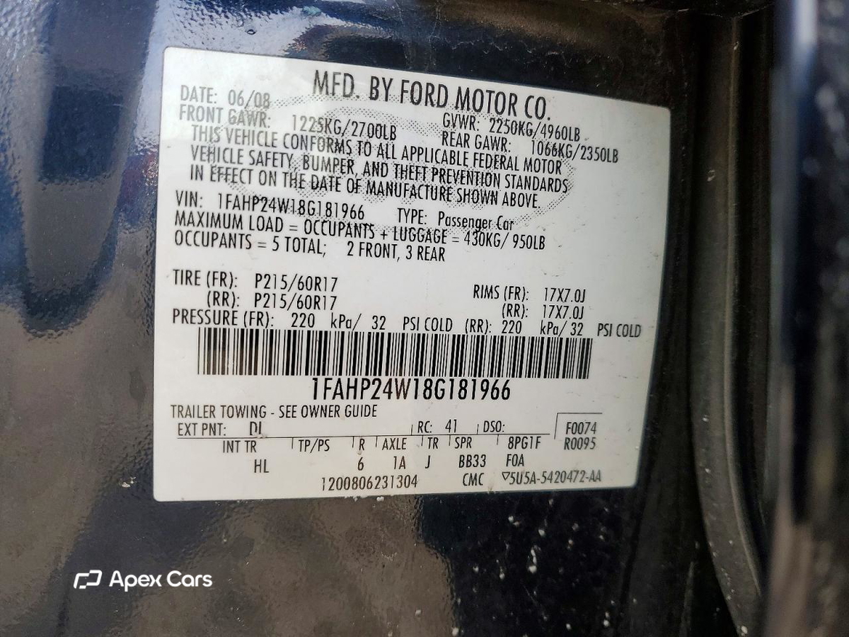 Ford Taurus 2008