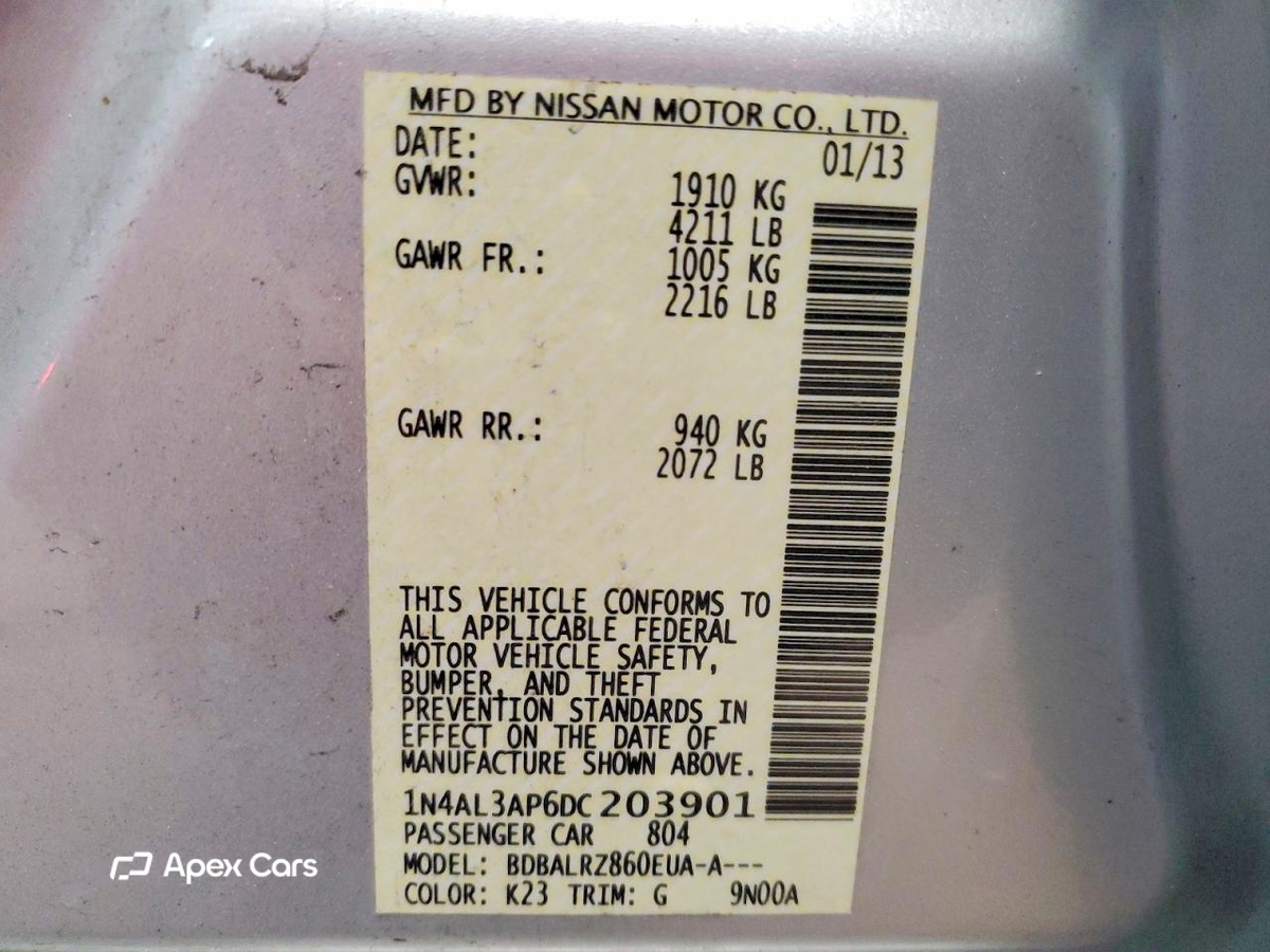 Nissan Altima 2013