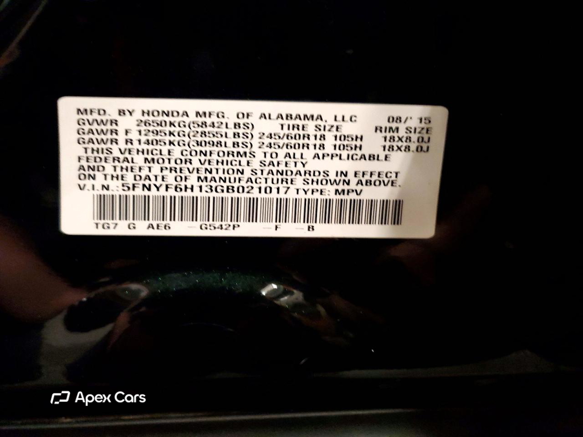Honda Pilot 2016