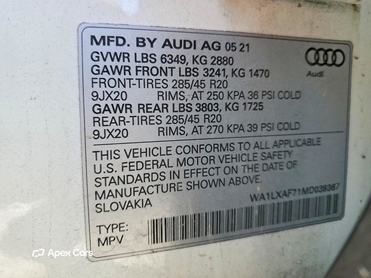 Audi Q7 2021